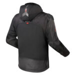 Jakna LS2 ZIRCONIUM muška crno crvena 4XL - Slika 2