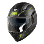 Kaciga GIVI Flip Up X36 PULSE crno titanium žuta