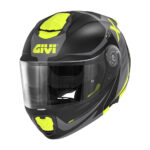 Kaciga GIVI Flip Up X27 DIMENSION mat crno titanium žuta XL