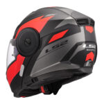Kaciga LS2 Flip Up FF902 SCOPE II DURIA crno crvena 3XL - Slika 3