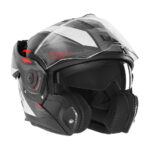Kaciga NOX PREMIUM SPINNER ARK Flip Up sa naočarima belo crveno crna XL