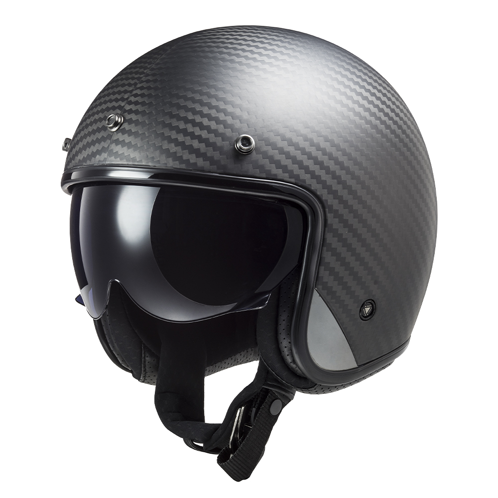 Kaciga LS2 Jet OF601 BOB II CARBON