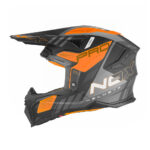 Kaciga NOX Cross N634 STORM narandžasto mat crna XL