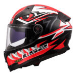 Kaciga LS2 Full Face FF811 VECTOR II BUNDRI crno crvena M - Slika 2