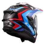 Kaciga LS2 Enduro MX701 EXPLORER CARBON FRONTIER II belo plavo crvena M - Slika 5
