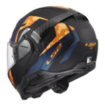 Kaciga LS2 Flip Up FF910 ADVANT II GLIDE crno narandžasta 3XL - Slika 5