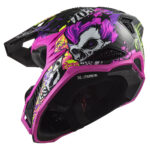 Kaciga LS2 Cross MX703 C X-FORCE CARBON FIRESKULL crno ljubičasta S - Slika 6