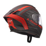 Kaciga LS2 Full Face FF807 DRAGON SUBIC mat crvena XXL - Slika 5