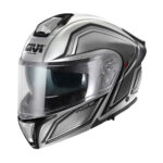 Kaciga GIVI Flip Up X50 HOLOGRAM srebrno crna XXL