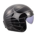 Kaciga LS2 Jet OF601 BOB II COSMIC crno siva M - Slika 6