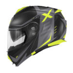Kaciga GIVI Flip Up X27 DIMENSION mat crno titanium žuta M - Slika 2