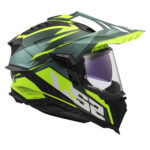 Kaciga LS2 Enduro MX701 EXPLORER SPIRE zeleno žuta XL - Slika 6