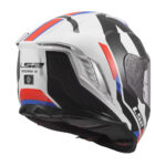 Kaciga LS2 Full Face FF818 STORM III SPORTY belo plavo crvena - Slika 5