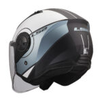 Kaciga LS2 Jet OF616 AIRFLOW II COVER sivo plava - Slika 3