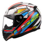 Kaciga LS2 Full Face FF353 RAPID II XDRON belo narandžasta 3XL - Slika 2