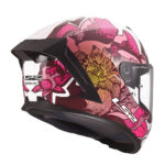 Kaciga LS2 Full Face FF820 RAPID III POPPIES II belo roza L - Slika 5