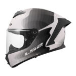 Kaciga LS2 Full Face FF820 RAPID III FLOW belo siva M - Slika 2