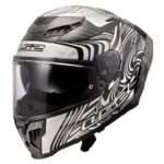 Kaciga LS2 Full Face FF807 DRAGON CARBON ENTHUM srebrna XL