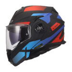 Kaciga LS2 Flip Up FF901 ADVANT X NOVA crno crveno plava XL - Slika 3