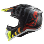 Kaciga LS2 Cross MX703 C X-FORCE CARBON BARRIER crveno žuta XL - Slika 2