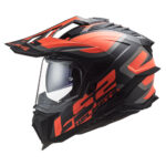 Kaciga LS2 Enduro MX701 EXPLORER ALTER mat crno narandžasta 3XL - Slika 2