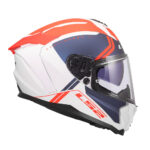 Kaciga LS2 Full Face FF817 CHALLENGER II TITAN belo plavo crvena L - Slika 6