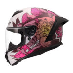 Kaciga LS2 Full Face FF820 RAPID III POPPIES II belo roza S - Slika 2