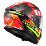 Kaciga LS2 Full Face FF811 VECTOR II CARBON TANTIC crveno žuta M - Slika 5
