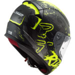 Kaciga LS2 Full Face FF353 RAPID NAUGHTY mat crno žuta - Slika 3