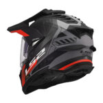 Kaciga LS2 Enduro MX701 EXPLORER HEXA crveno siva XL - Slika 3