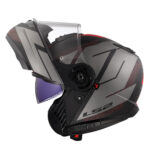 Kaciga LS2 Flip Up FF908 STROBE II CODE crno siva XL - Slika 4