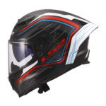 Kaciga LS2 Full Face FF807 DRAGON SUBIC belo plavo crvena - Slika 2