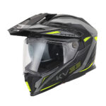 Kaciga Kappa Enduro KV33 WIZARD mat sivo crno žuta XL