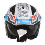 Kaciga LS2 Jet OF606 DRIFTER DEVOR belo plava - Slika 6
