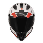 Kaciga LS2 Enduro MX702 PIONEER II HILL belo crvena 3XL - Slika 3