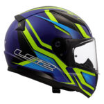 Kaciga LS2 Full Face FF353 RAPID II FLITZ žuto plava XL - Slika 6