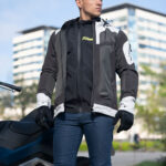 Jakna LS2 BOLTON AIR muška sivo bela 3XL - Slika 6