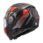 Kaciga LS2 Flip Up FF910 ADVANT II GLIDE crno sivo crvena 3XL - Slika 5