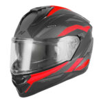 Kaciga NOX Full Face sa naočarima N304 S REVO RED MATT BLACK S