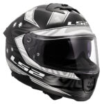 Kaciga LS2 Full Face FF808 STREAM II GALDAM crno bela sa naočarima S - Slika 7