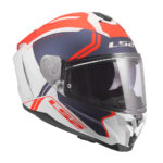 Kaciga LS2 Full Face FF817 CHALLENGER II TITAN belo plavo crvena L - Slika 7