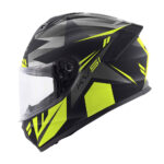 Kaciga Kappa zatvorena KV51 ZENITH titanium mat crno žuta - Slika 2