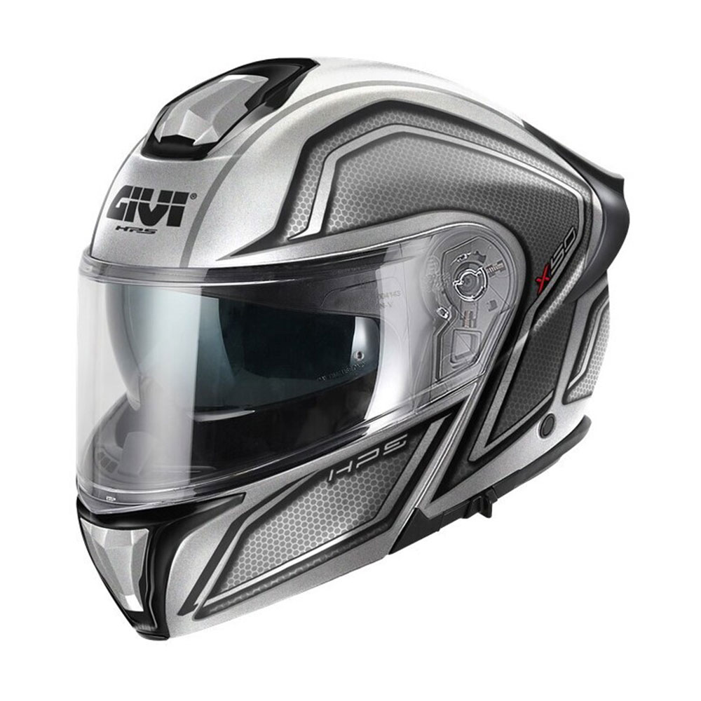 Kaciga GIVI Flip Up X50 HOLOGRAM srebrno crna