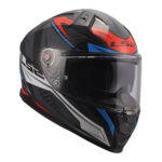 Kaciga LS2 Full Face FF811 VECTOR II CARBON SAVAGE belo plavo crvena XL - Slika 7