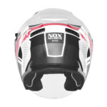 Kaciga NOX Jet N130 EKTO rozo bela XS - Slika 3