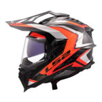 Kaciga LS2 Enduro MX701 EXPLORER CARBON FRONTIER II narandžasta XXL - Slika 2