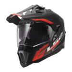 Kaciga LS2 Enduro MX701 EXPLORER HEXA crveno siva 3XL