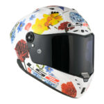 Kaciga LS2 Full Face FF805 THUNDER GP AERO CARBON FLOWERS bela S - Slika 7