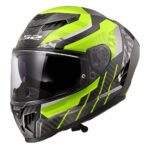 Kaciga LS2 Full Face FF807 DRAGON CARBON TRAX žuta XXL