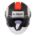 Kaciga LS2 Jet OF620 CLASSY DISKO mat crno crveno bela sa naočarima 3XL - Slika 4